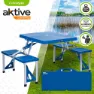 Aktive 85x64x67 Cm With Seat Tisch, Blue, One Size