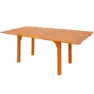 Aktive Akazie Ausziehtisch 150x100x74 Cm, Brown, One Size