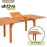 Aktive Akazie Ausziehtisch 150x100x74 Cm, Brown, One Size