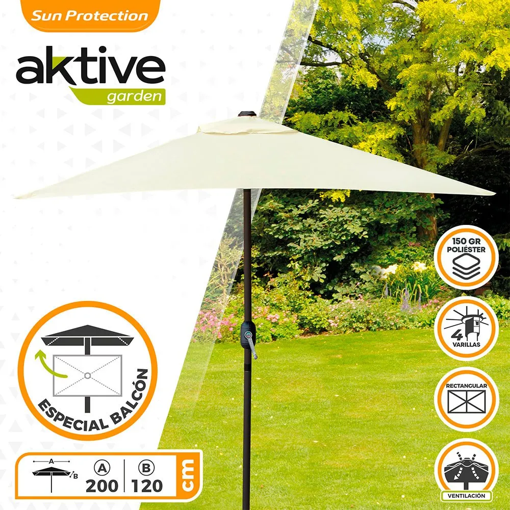 Aktive Aluminium Balkonstangenhöhe 120x200 Cm 38 Mm 240 Cm Refurbished unisex, Cream, One Size Aktive Aluminium Balkonstangenhöhe 120x200 Cm 38 Mm 240 Cm Refurbished unisex, Cream, One Size