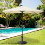 Aktive Aluminium Balkonstangenhöhe 120x200 Cm 38 Mm 240 Cm Refurbished unisex, Cream, One Size