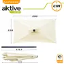 Aktive Aluminium Balkonstangenhöhe 120x200 Cm 38 Mm 240 Cm Refurbished unisex, Cream, One Size