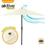 Aktive Aluminium Balkonstangenhöhe 120x200 Cm 38 Mm 240 Cm Refurbished unisex, Cream, One Size