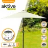 Aktive Aluminium Balkonstangenhöhe 120x200 Cm 38 Mm 240 Cm Refurbished unisex, Cream, One Size