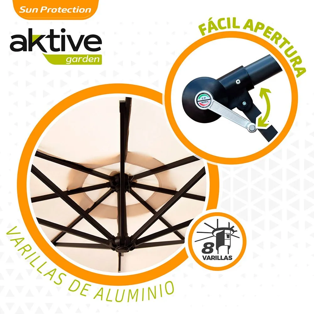 Aktive Aluminium Exzentrischer Bananengartenpfahl 48-höhe 300x300 Cm 42 Mm Refurbished, Cream, One Size Aktive Aluminium Exzentrischer Bananengartenpfahl 48-höhe 300x300 Cm 42 Mm Refurbished, Cream, One Size