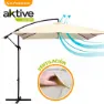 Aktive Aluminium Exzentrischer Bananengartenpfahl 48-höhe 300x300 Cm 42 Mm Refurbished, Cream, One Size
