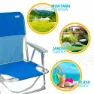Aktive Aluminium Fester Klappstuhl Mit Griff 55x34x71 Cm, Blue, One Size