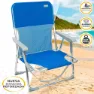 Aktive Aluminium Fester Klappstuhl Mit Griff 55x34x71 Cm, Blue, One Size