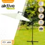 Aktive Aluminium Höhe Des Exzentrischen Bananengartenpfahls 48-42 Mm 300 Cm 245 Cm, Beige, One Size