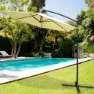 Aktive Aluminium Höhe Des Exzentrischen Bananengartenpfahls 48-42 Mm 300 Cm 245 Cm, Beige, One Size