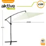 Aktive Aluminium Höhe Des Exzentrischen Bananengartenpfahls 48-42 Mm 300 Cm 245 Cm, Beige, One Size