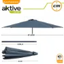Aktive Aluminium Höhe Des Sechskantpfostens 300 Cm 38 Mm 245 Cm