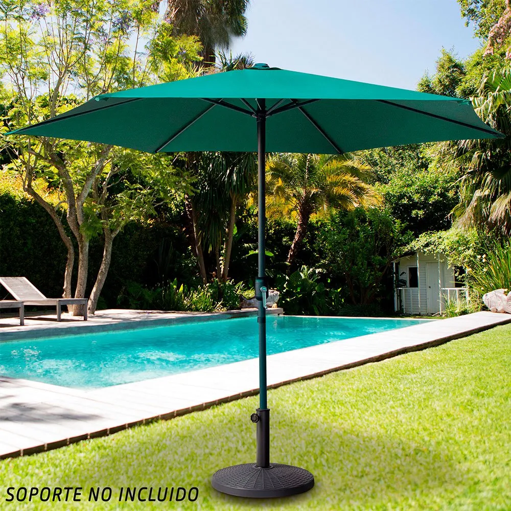 Aktive Aluminium Höhe Des Stocks Des Sechseckigen Sonnenschirms 300 Cm 48 Mm 245 Cm, Green, One Size Aktive Aluminium Höhe Des Stocks Des Sechseckigen Sonnenschirms 300 Cm 48 Mm 245 Cm, Green, One Size