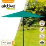 Aktive Aluminium Höhe Des Stocks Des Sechseckigen Sonnenschirms 300 Cm 48 Mm 245 Cm, Green, One Size