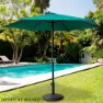 Aktive Aluminium Höhe Des Stocks Des Sechseckigen Sonnenschirms 300 Cm 48 Mm 245 Cm, Green, One Size