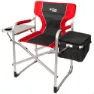 Aktive Aluminium Mit Tablett Und Isoliertascheregiestuhl, Black / red, One Size