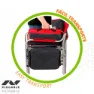 Aktive Aluminium Mit Tablett Und Isoliertascheregiestuhl, Black / red, One Size