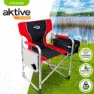 Aktive Aluminium Mit Tablett Und Isoliertascheregiestuhl unisex, Black / red, One Size