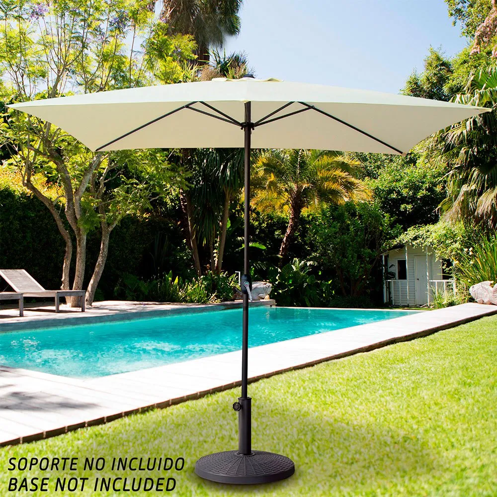 Aktive Aluminium Quadratischer Sonnenschirm Mit Uv-schutz Für Hohen Mast 270x270 Cm 38 Mm 260 Cm, Beige, One Size Aktive Aluminium Quadratischer Sonnenschirm Mit Uv-schutz Für Hohen Mast 270x270 Cm 38 Mm 260 Cm, Beige, One Size
