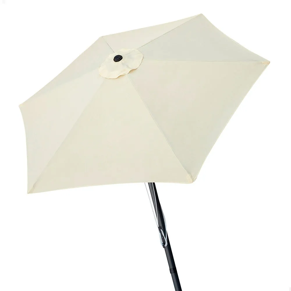Aktive Aluminium Sechseckiger Sonnenschirm Mit Uv-schutz Und Doppelrollensystem 270 Cm 38 Mm 240 Cm, Beige, One Size Aktive Aluminium Sechseckiger Sonnenschirm Mit Uv-schutz Und Doppelrollensystem 270 Cm 38 Mm 240 Cm, Beige, One Size
