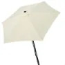 Aktive Aluminium Sechseckiger Sonnenschirm Mit Uv-schutz Und Doppelrollensystem 300 Cm 48 Mm 250 Cm, Beige, One Size