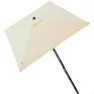 Aktive Aluminium Vierkantmast Höhe Uv-schutz Sonnenschirm Doppel-flaschenzugsystem 300x300 Cm 48 Mm 270 Cm, Beige, One Size