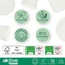 Aktive Biologisch Abbaubares Einweggeschirr 180 Stücke, White, One Size