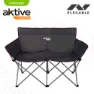 Aktive Camping 121x63x88 Cm Folding Stuhl, Black, One Size