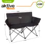 Aktive Camping 121x63x88 Cm Folding Stuhl, Black, One Size