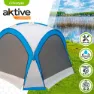 Aktive Campingzelt Mit Moskitonetz, Grey / blue, One Size