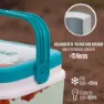 Aktive Classic 24l Steife Tragbare Kühlbox, Multicolour, One Size