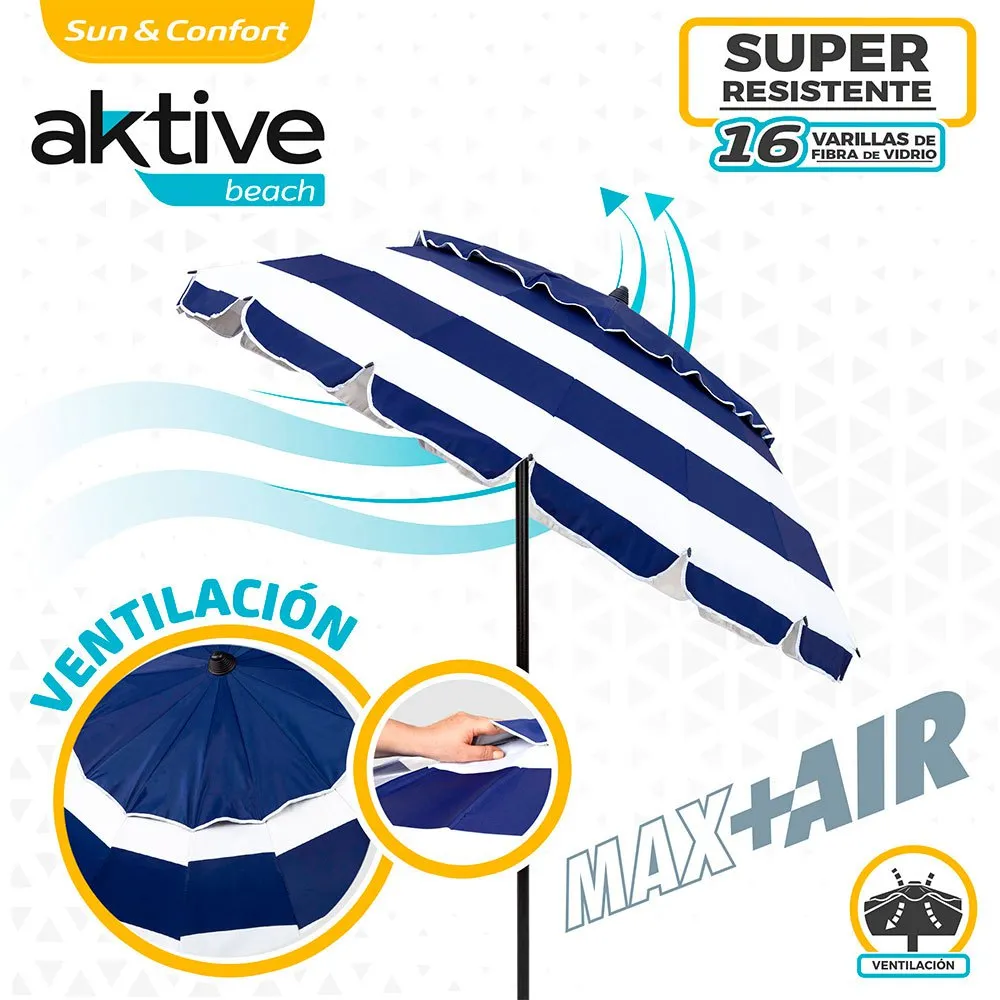 Aktive D220 Sonnenschirm, Blue, One Size Aktive D220 Sonnenschirm, Blue, One Size