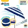 Aktive D240 Tubo Uv50 Sonnenschirm, Blue, One Size