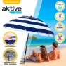 Aktive D240 Tubo Uv50 Sonnenschirm, Blue, One Size