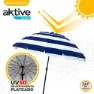 Aktive D240 Tubo Uv50 Sonnenschirm, Blue, One Size