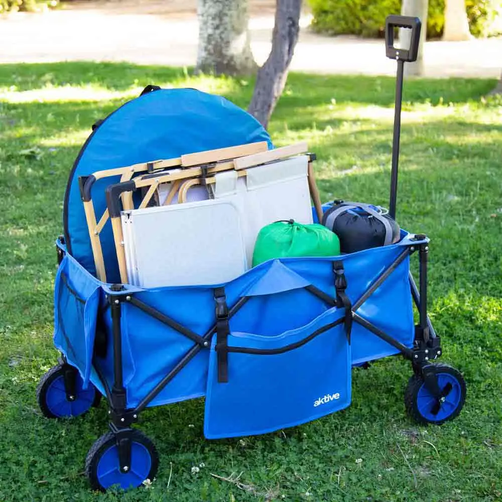 Aktive Faltbarer Bollerwagen Mit 360°-drehung unisex
