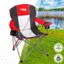 Aktive Faltbarer Campingstuhl 60x58.5x98 Cm, Red / black, One Size
