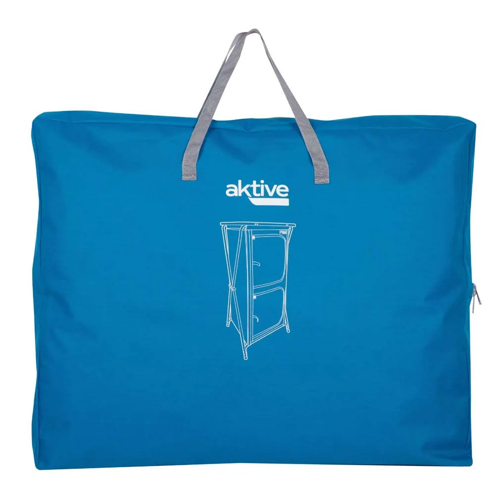Aktive Faltbarer Kleiderschrank Mit 4 Ebenen 62x53x140 Cm, Blue, One Size Aktive Faltbarer Kleiderschrank Mit 4 Ebenen 62x53x140 Cm, Blue, One Size