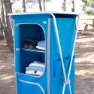 Aktive Faltbarer Kleiderschrank Mit 4 Ebenen 62x53x140 Cm, Blue, One Size