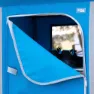 Aktive Faltbarer Kleiderschrank Mit 4 Ebenen 62x53x140 Cm, Blue, One Size