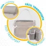 Aktive Faltbarer Mehrpositions-strandstuhl Aus Aluminium Refurbished unisex, Beige, One Size