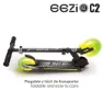 Aktive Faltbarer Roller Mit Lichtern, Black / blue, One Size