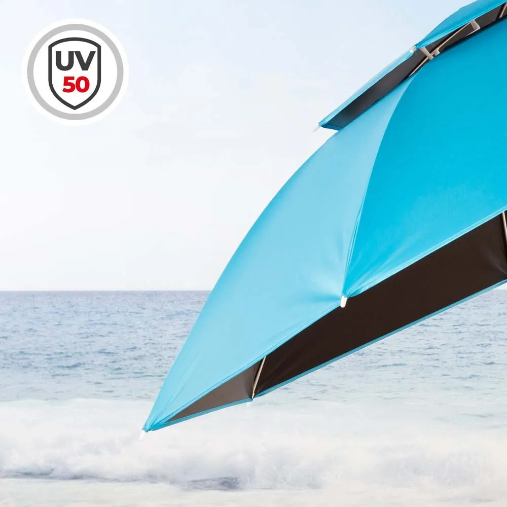 Aktive Faltbarer Sonnenschirm Mit Uv50 200 Cm, Blue, One Size Aktive Faltbarer Sonnenschirm Mit Uv50 200 Cm, Blue, One Size