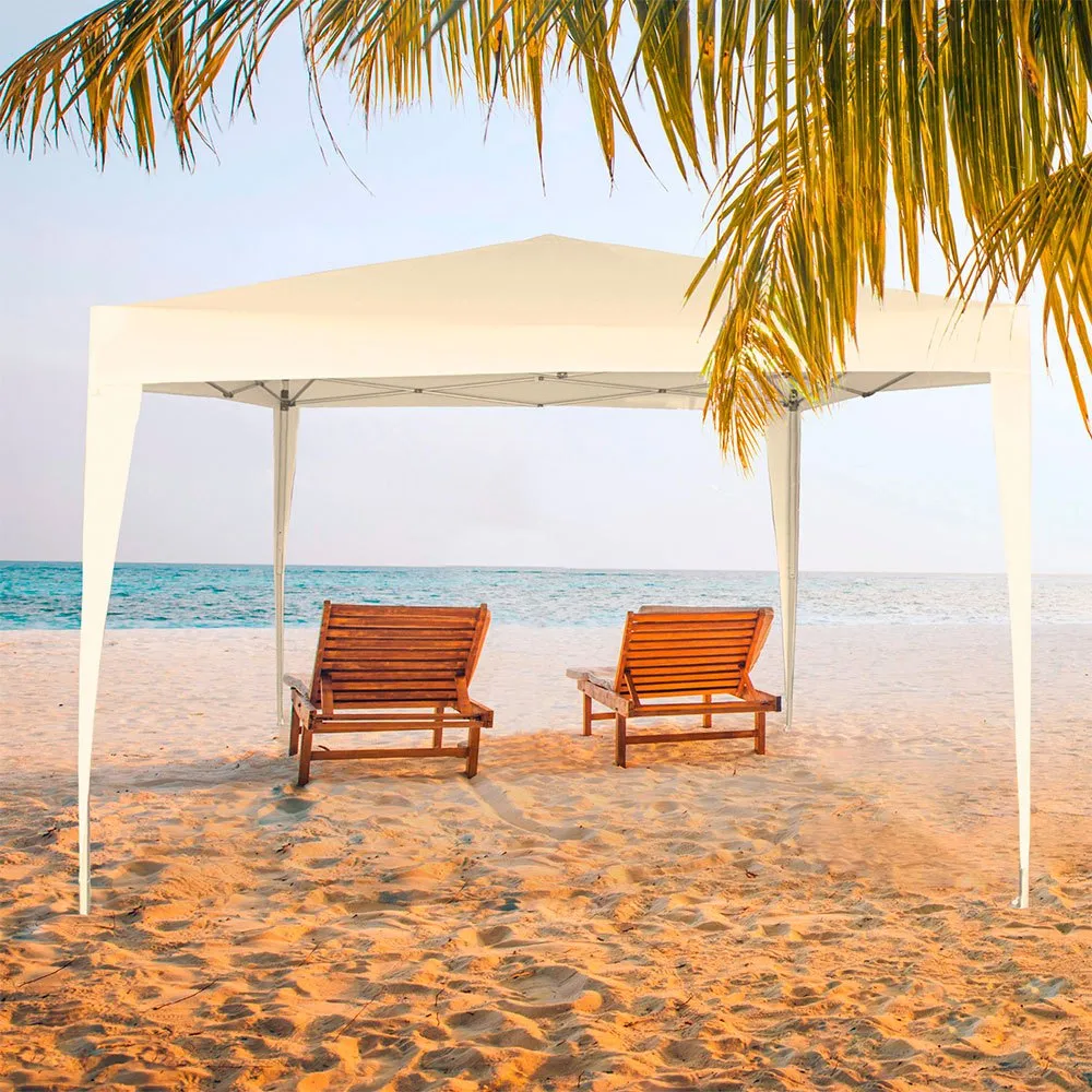 Aktive Faltpavillon 300x300x240 Cm, Beige, One Size Aktive Faltpavillon 300x300x240 Cm, Beige, One Size