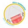 Aktive Fester Klappbarer Strandstuhl Aus Aluminium, Coral, One Size