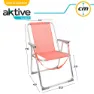 Aktive Fester Klappbarer Strandstuhl Aus Aluminium, Coral, One Size