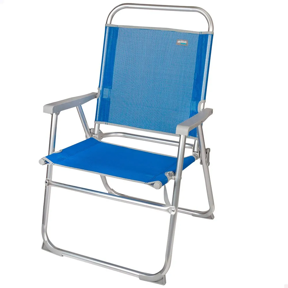 Aktive Fester Klappstuhl 57x51x89 Cm, Blue, One Size Aktive Fester Klappstuhl 57x51x89 Cm, Blue, One Size