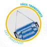 Aktive Fester Klappstuhl Aus Aluminium 55x35x72 Cm unisex