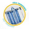 Aktive Fester Klappstuhl Aus Aluminium 56x50x88 Cm unisex, White / blue, One Size