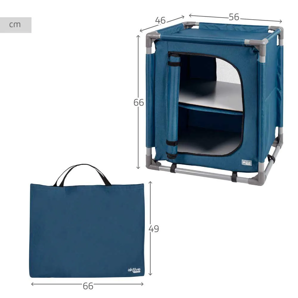 Aktive Foldable Deck, Blue, 56 x 46 x 66cm Aktive Foldable Deck, Blue, 56 x 46 x 66cm
